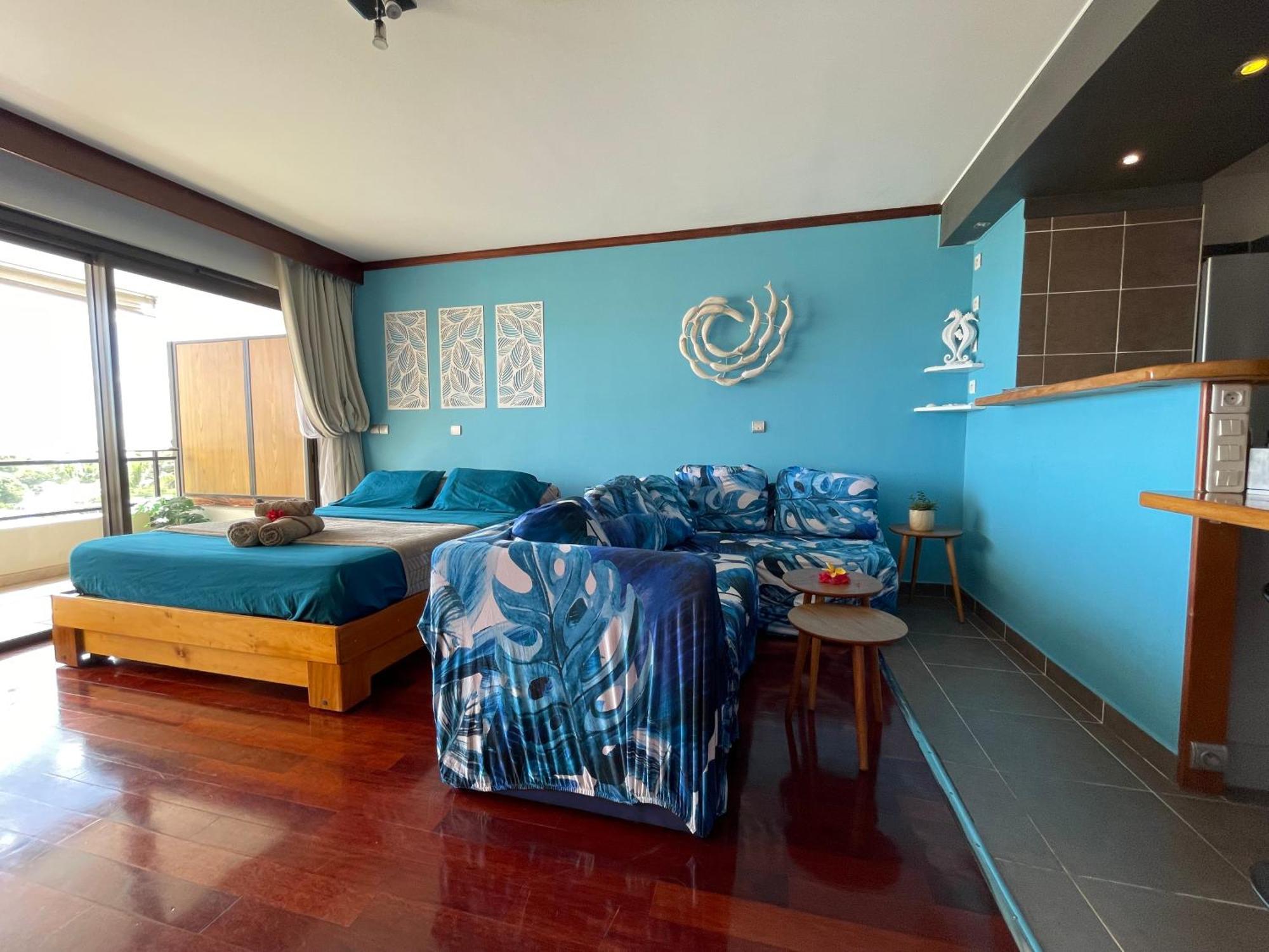 Blue Moana Studio Papeete - Sea View, Ac, Fast Wifi, Pool, Gym Esterno foto